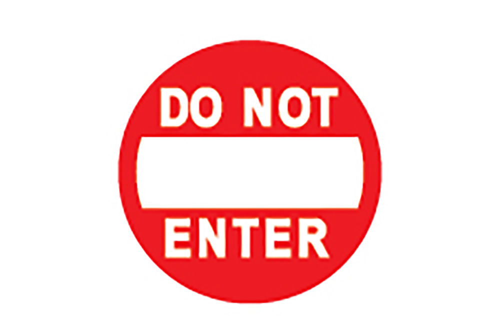 Road Sign Do Not Enternew