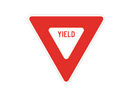 Road Sign Yield