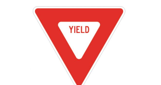 Road Sign Yield