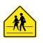 Road Sign Cross Walk