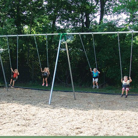 BiPod Swings - Double Bay with Tot Seats