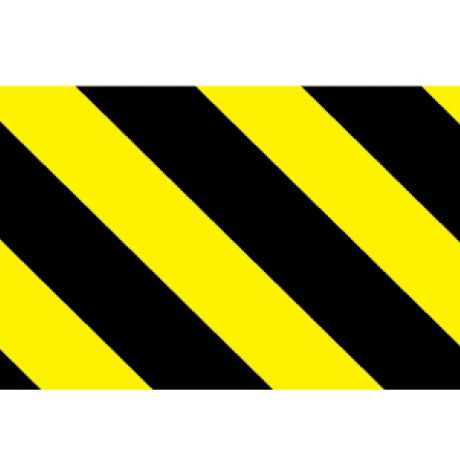 Hazard Barrier Sign