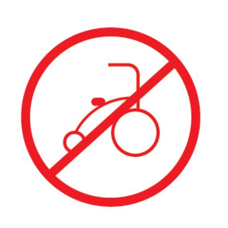 No Trikes Sign